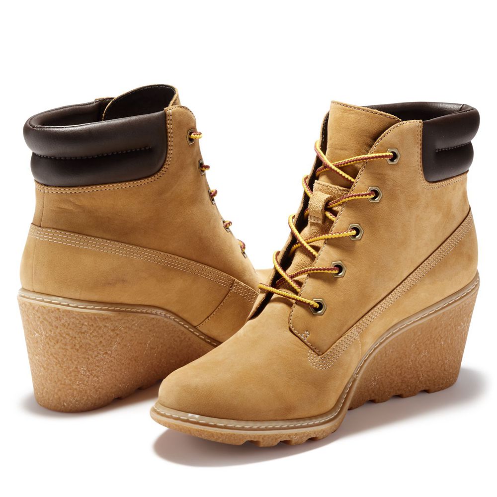 Timberland 6-Inch Μποτακια Γυναικεια Καφε - Amston - Greece 0148932-AK